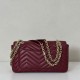 Replica Borsa a spalla media Gucci GG Marmont 837267 Rosso Imitazioni Falso