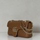 Replica Borsa a spalla media Gucci GG Marmont 837267 Marrone Imitazioni Falso