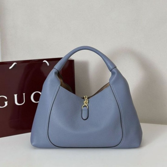 Replica Borsa a spalla media/maxi Gucci Softbit 837467 Blu Imitazioni Falso