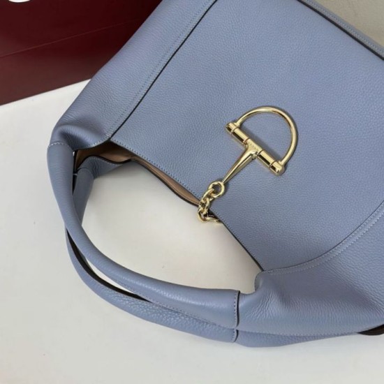 Replica Borsa a spalla media/maxi Gucci Softbit 837467 Blu Imitazioni Falso