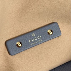 Replica Borsa a spalla media/maxi Gucci Softbit 837467 Blu Imitazioni Falso