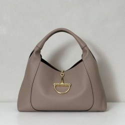 Replica Borsa a tracolla Gucci Softbit media/maxi 837467 Grigio Imitazioni Falso