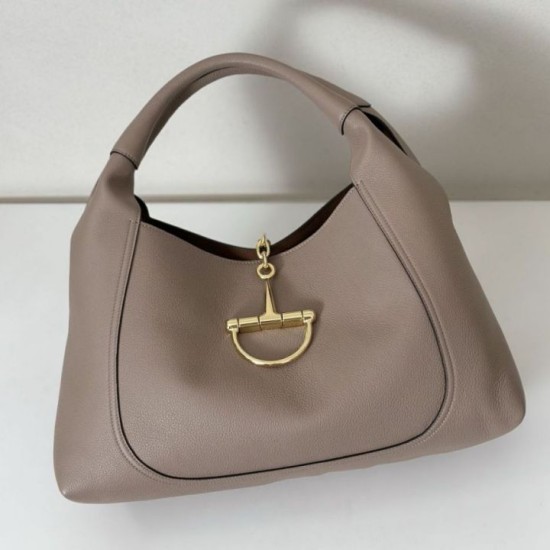 Replica Borsa a tracolla Gucci Softbit media/maxi 837467 Grigio Imitazioni Falso