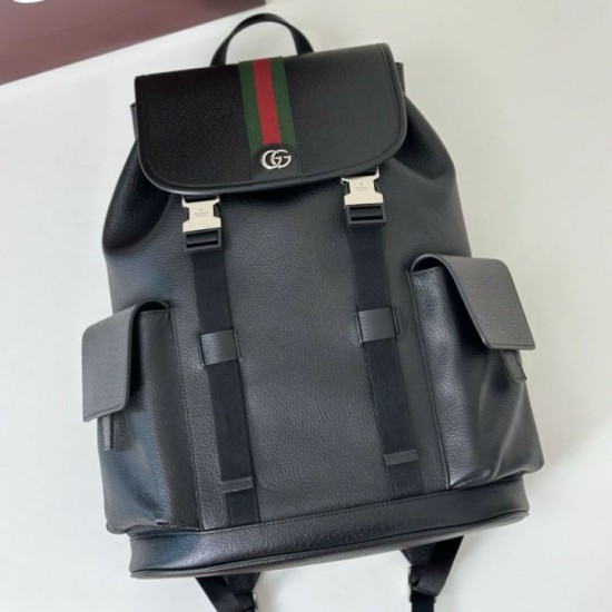 Replica Zaino grande Gucci Ophidia 839110 Nero Imitazioni Falso