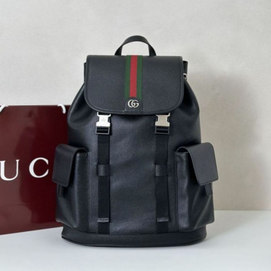 Replica Zaino grande Gucci Ophidia 839110 Nero Imitazioni Falso