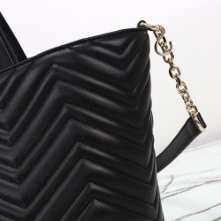 Replica Borsa tote/secchiello media Gucci Betty 847387 Nera Imitazioni Falso