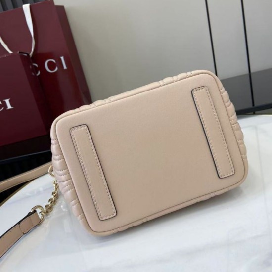 Replica Borsa tote media Gucci Betty /Borsa a secchiello 847387 Rosa Imitazioni Falso