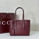 Replica Borsa tote media Gucci GG Emblem 847456 Rossa Imitazioni Falso