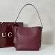 Replica Borsa a tracolla piccola Gucci GG Emblem 848881 Rossa Imitazioni Falso