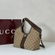 Replica Borsa tote piccola Gucci Giglio 860845 Marrone Imitazioni Falso