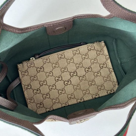 Replica Borsa tote piccola Gucci Giglio 860845 Marrone Imitazioni Falso