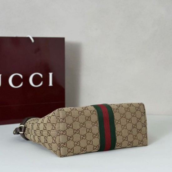 Replica Borsa tote piccola Gucci Giglio 860845 Marrone Imitazioni Falso