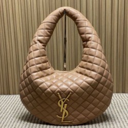 Replica Borsa hobo Icare YSL Saint Laurent in nappa rosa Imitazioni Falso