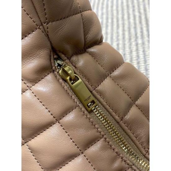 Replica Borsa hobo Icare YSL Saint Laurent in nappa rosa Imitazioni Falso