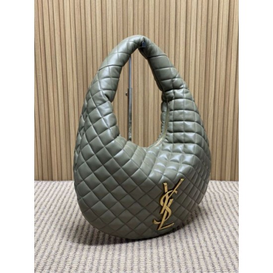 Replica Borsa hobo Icare YSL Saint Laurent in nappa grigio/verde Imitazioni Falso Replica Borsa hobo Icare YSL Saint Laurent in nappa grigio/verde Imitazioni Falso