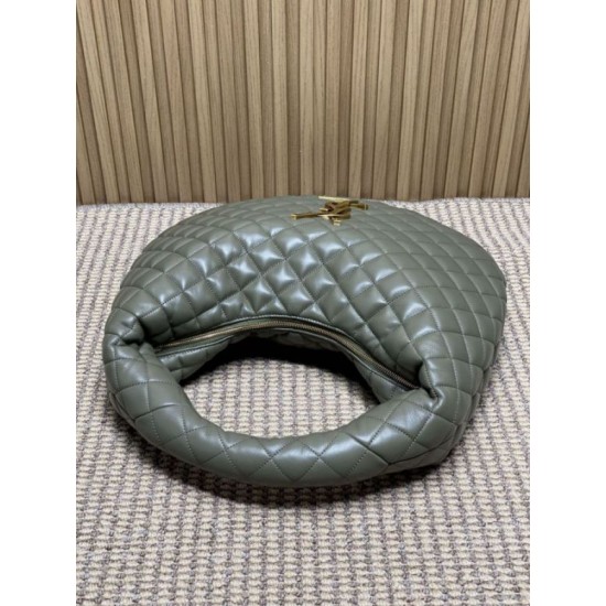Replica Borsa hobo Icare YSL Saint Laurent in nappa grigio/verde Imitazioni Falso Replica Borsa hobo Icare YSL Saint Laurent in nappa grigio/verde Imitazioni Falso