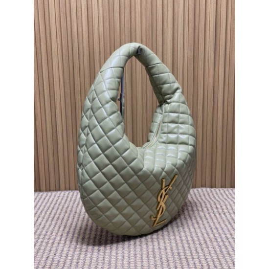 Replica Borsa hobo Icare YSL Saint Laurent in nappa verde Imitazioni Falso