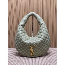 Replica Borsa hobo Icare YSL Saint Laurent in nappa verde Imitazioni Falso