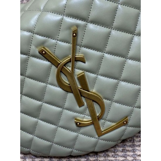 Replica Borsa hobo Icare YSL Saint Laurent in nappa verde Imitazioni Falso