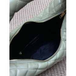 Replica Borsa hobo Icare YSL Saint Laurent in nappa verde Imitazioni Falso
