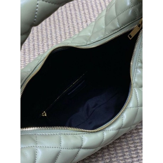 Replica Borsa hobo Icare YSL Saint Laurent in nappa verde Imitazioni Falso