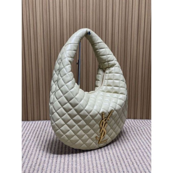 Replica Borsa hobo Icare YSL Saint Laurent in nappa beige Imitazioni Falso