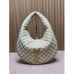 Replica Borsa hobo Icare YSL Saint Laurent in nappa beige Imitazioni Falso