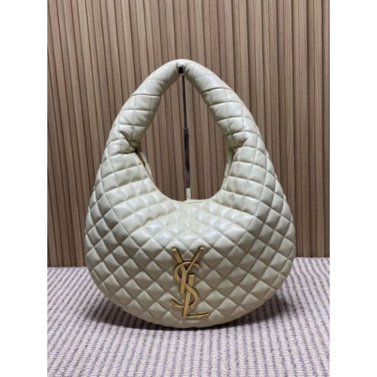 Replica Borsa hobo Icare YSL Saint Laurent in nappa beige Imitazioni Falso