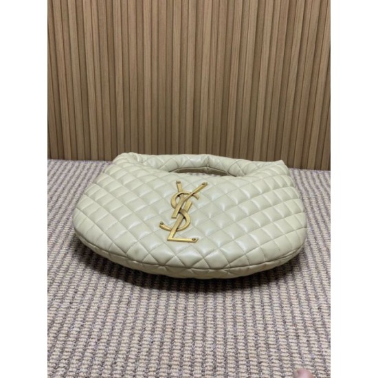 Replica Borsa hobo Icare YSL Saint Laurent in nappa beige Imitazioni Falso