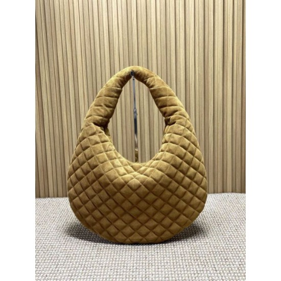 Replica Borsa hobo Icare YSL Saint Laurent in camoscio giallo Imitazioni Falso
