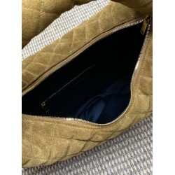 Replica Borsa hobo Icare YSL Saint Laurent in camoscio giallo Imitazioni Falso