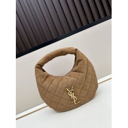 Replica Borsa Icarino Boby YSL Saint Laurent in camoscio giallo Imitazioni Falso
