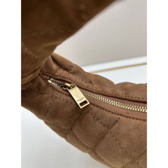 Replica Borsa Icarino Boby YSL Saint Laurent in camoscio giallo Imitazioni Falso