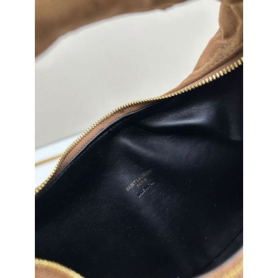 Replica Borsa Icarino Boby YSL Saint Laurent in camoscio giallo Imitazioni Falso