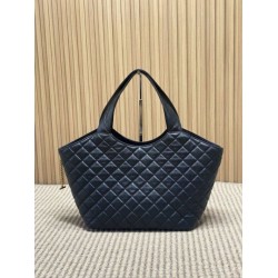 Replica Borsa tote media Icare classico YSL Saint Laurent nera Imitazioni Falso