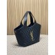 Replica Borsa tote media Icare classico YSL Saint Laurent nera Imitazioni Falso