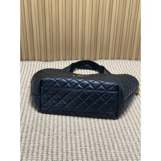 Replica Borsa tote media Icare classico YSL Saint Laurent nera Imitazioni Falso