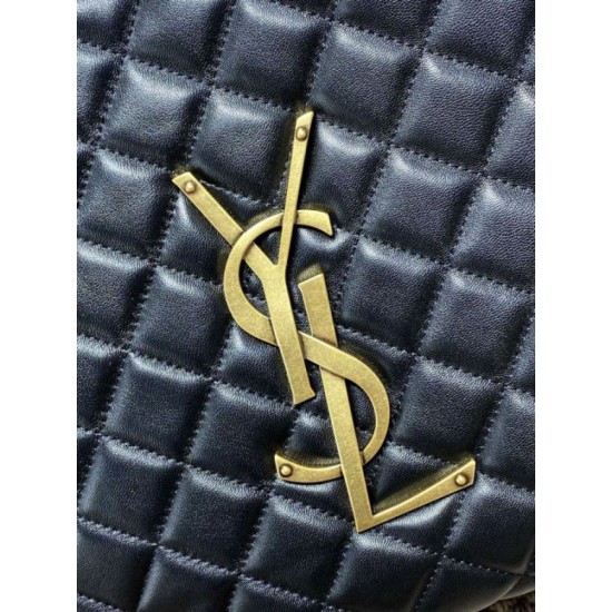 Replica Borsa tote media Icare classico YSL Saint Laurent nera Imitazioni Falso