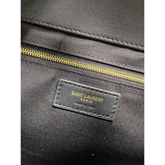 Replica Borsa tote media Icare classico YSL Saint Laurent nera Imitazioni Falso