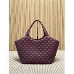 Replica Borsa tote media Icare classico YSL Saint Laurent rossa Imitazioni Falso