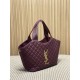 Replica Borsa tote media Icare classico YSL Saint Laurent rossa Imitazioni Falso