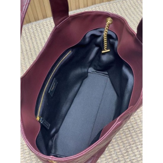Replica Borsa tote media Icare classico YSL Saint Laurent rossa Imitazioni Falso