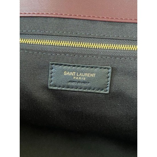Replica Borsa tote media Icare classico YSL Saint Laurent rossa Imitazioni Falso