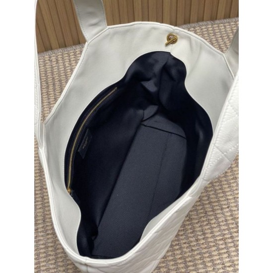 Replica Borsa tote media Icare classico YSL Saint Laurent beige Imitazioni Falso