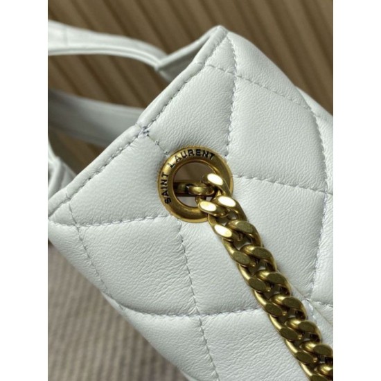 Replica Borsa tote media Icare classico YSL Saint Laurent beige Imitazioni Falso