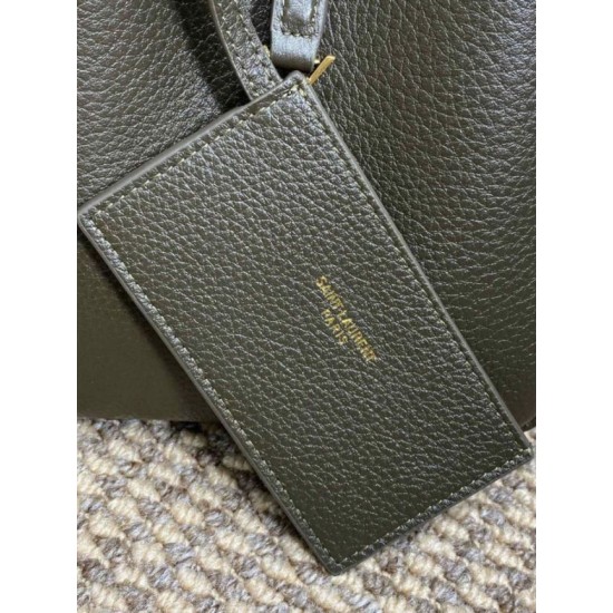 Replica Borsa hobo mini morbida YSL Saint Laurent Le 5 À 7 Caffè Chiaro Imitazioni Falso