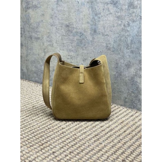 Replica Borsa hobo mini morbida YSL Saint Laurent Le 5 À 7 in pelle scamosciata gialla Imitazioni Falso Replica Borsa hobo mini morbida YSL Saint Laurent Le 5 À 7 in pelle scamosciata gialla Imitazioni Falso