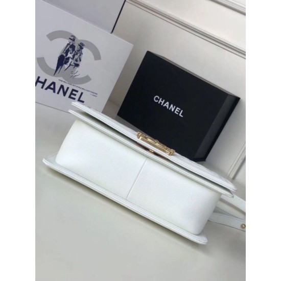 Replica Borsa Chanel Boy Flap Classic A67086 Pelle di vitello granata hardware oro/argento bianca Imitazioni Falso Replica Borsa Chanel Boy Flap Classic A67086 Pelle di vitello granata hardware oro/argento bianca Imitazioni Falso