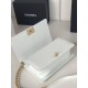 Replica Borsa Chanel Boy Flap Classic A67086 Pelle di vitello granata hardware oro/argento bianca Imitazioni Falso Replica Borsa Chanel Boy Flap Classic A67086 Pelle di vitello granata hardware oro/argento bianca Imitazioni Falso