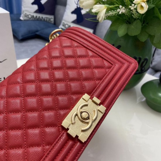 Replica Borsa Chanel Boy Flap Classic A67086 Pelle di vitello granata hardware oro/argento rossa Imitazioni Falso Replica Borsa Chanel Boy Flap Classic A67086 Pelle di vitello granata hardware oro/argento rossa Imitazioni Falso